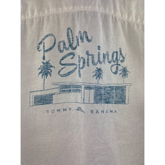 Tommy Bahama White Long Sleeve Button-Up Shirt M - Picture 4 of 8